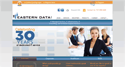 Desktop Screenshot of easterndata.com